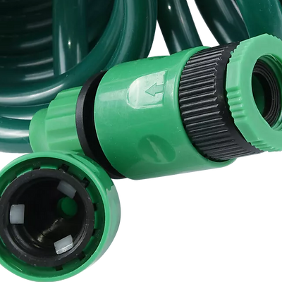 30M Garden Hose Heavy-Duty Coiled Spiral Car Washing Cleaning Water Hose Garden