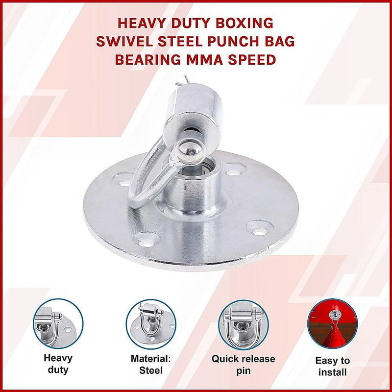 Heavy Duty Boxing Swivel Steel Punch Bag Bearing MMA Speed