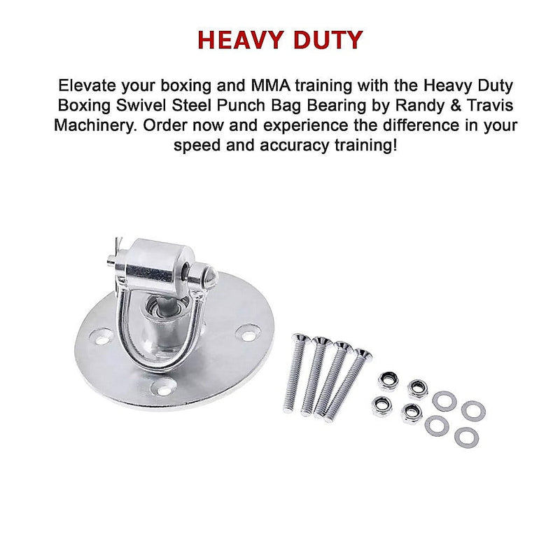 Heavy Duty Boxing Swivel Steel Punch Bag Bearing MMA Speed