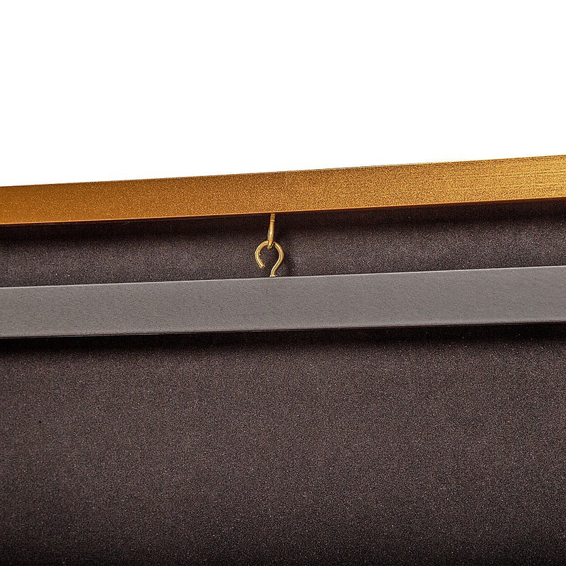 Wall Display/Case Lockable Rack 80cm Football Basketball Jersey Storage Box in Gold