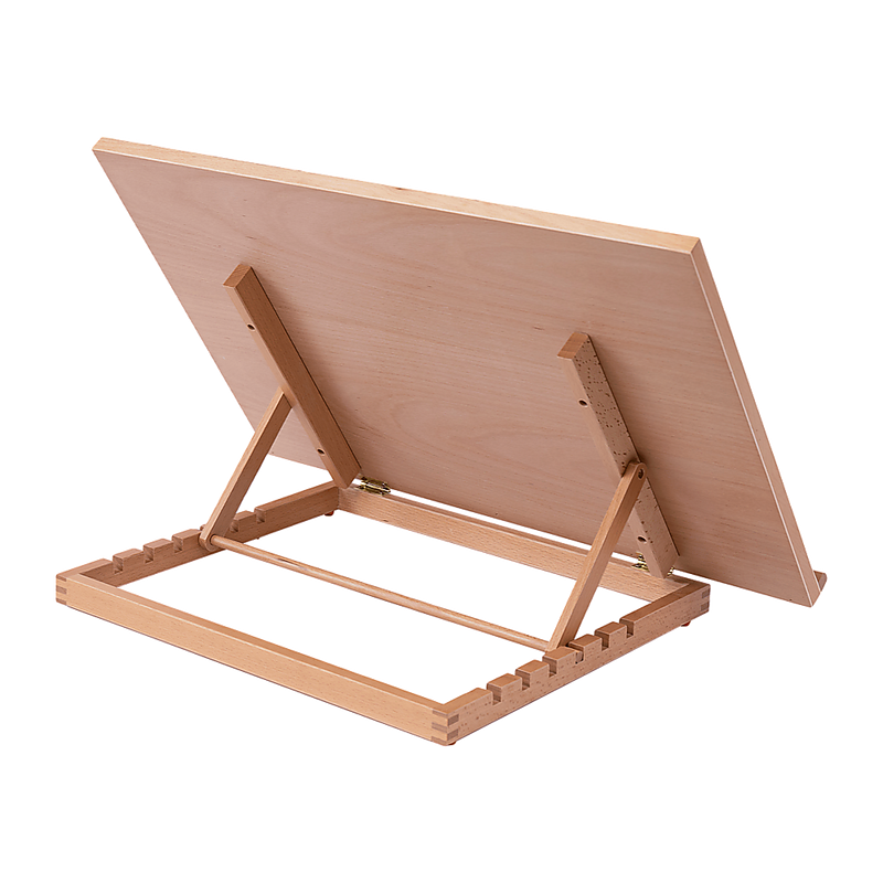 A2 Art & Craft Easel Table Wooden Drawing Board Artist Adjustable WorkStation