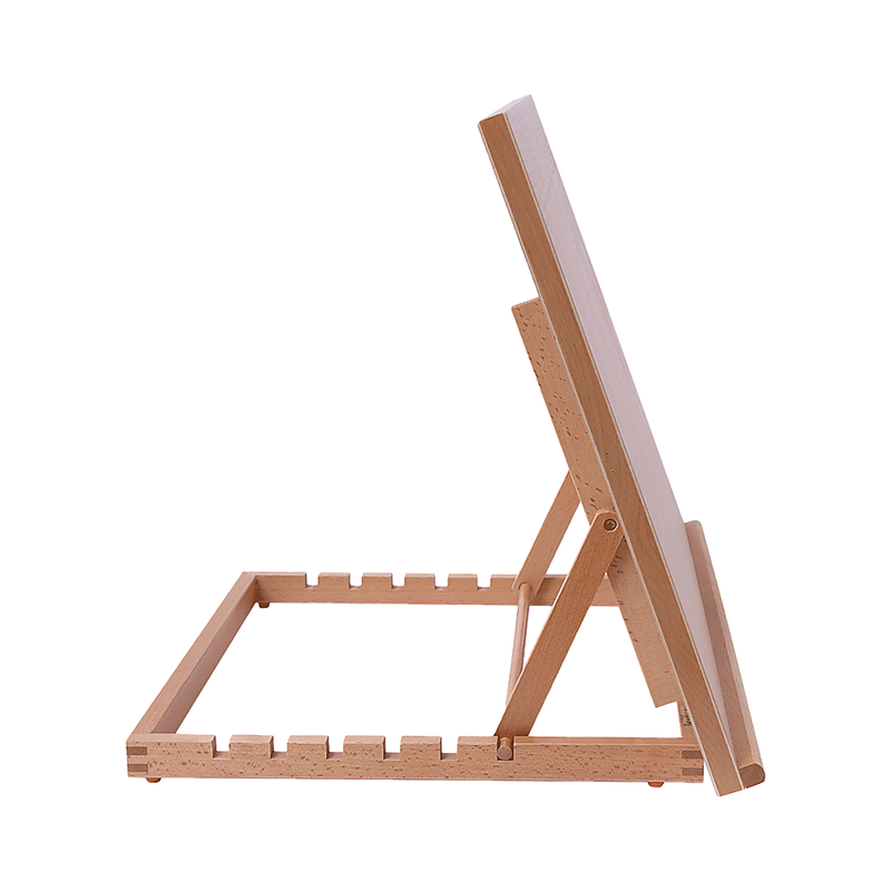 A2 Art & Craft Easel Table Wooden Drawing Board Artist Adjustable WorkStation