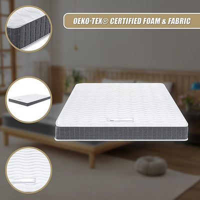 PALERMO Double Mattress OEKO-TEX foam CertiPUR-US certified