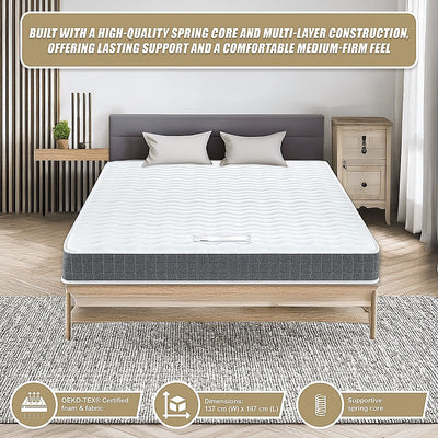 PALERMO Double Mattress OEKO-TEX foam CertiPUR-US certified