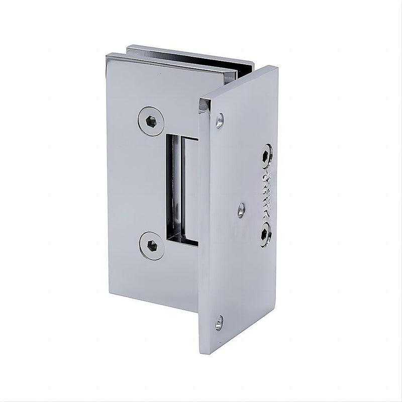 90° Stainless steel Glass Shower Door L-Hinge in Chrome