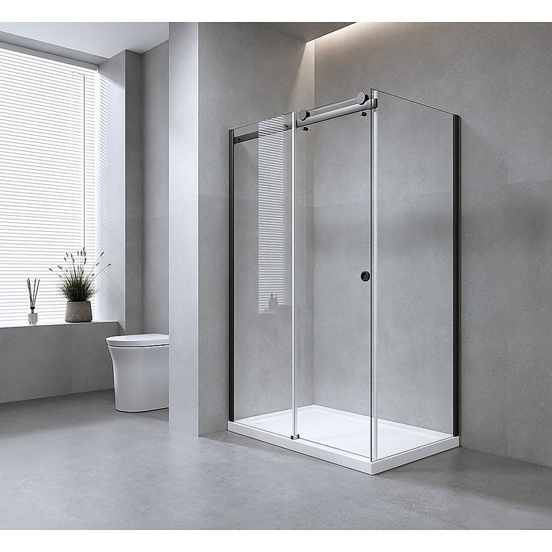 Hardware Accessories for Frameless Glass Sliding Door Shower Screen in Chrome