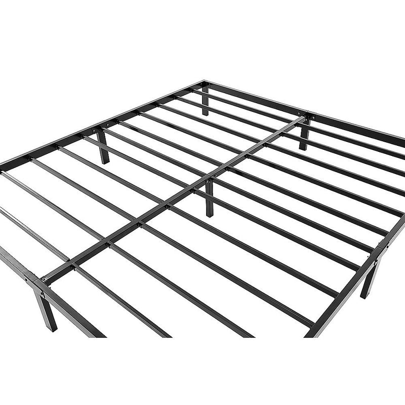 King Metal Bed Frame Full Steel Heavy Duty