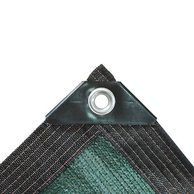 15m x 2m Fence Windscreen Privacy Screen Shade Cover Dark Green Fabric Mesh Garden