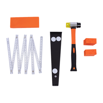 48Pc Laminate Wood Flooring Installation Kit Tapping Block Rubber Mallet