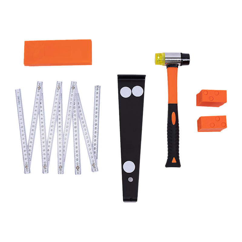 48Pc Laminate Wood Flooring Installation Kit Tapping Block Rubber Mallet