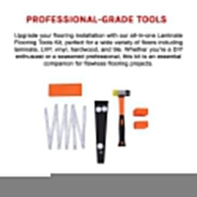 48Pc Laminate Wood Flooring Installation Kit Tapping Block Rubber Mallet