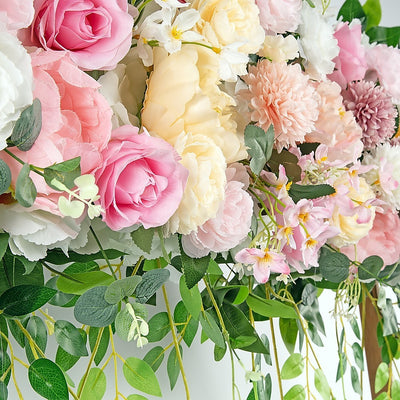 1M Artificial Flower Runner Arrangement Panel Wall Rose DIY Wedding Party Décor