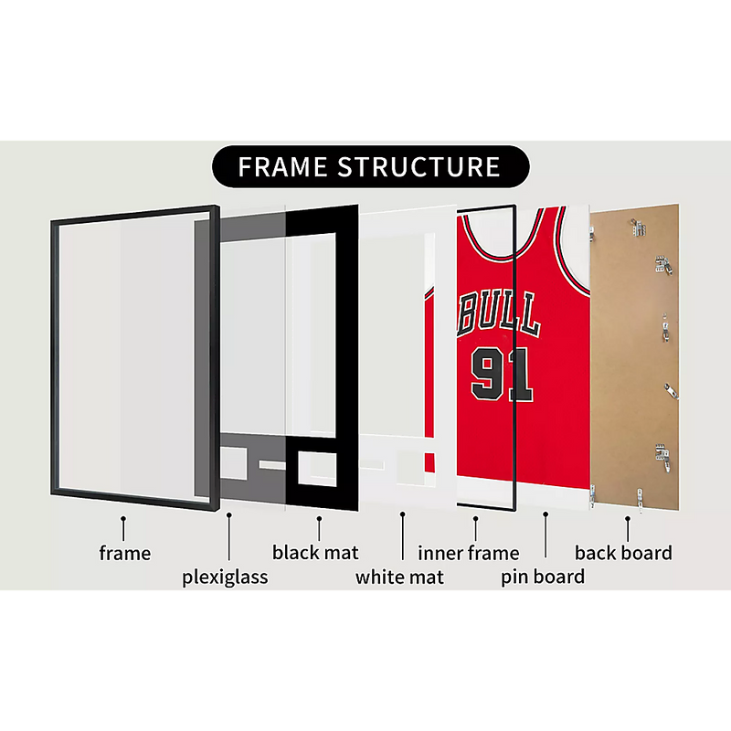 Frame Wall Decor Photo Souvenir Collect Display Case