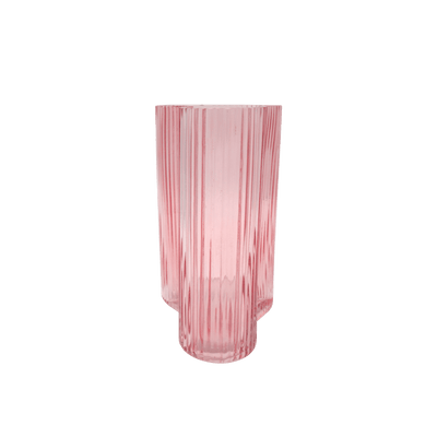 Suzhou Curved Vase Small Pink