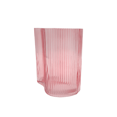 Suzhou Curved Vase Small Pink