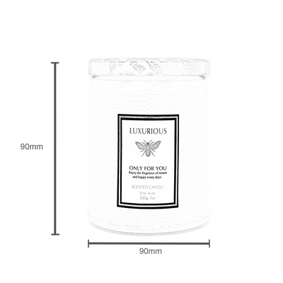 Faubourg Embossed Scented Candle bvlgari&jasmine