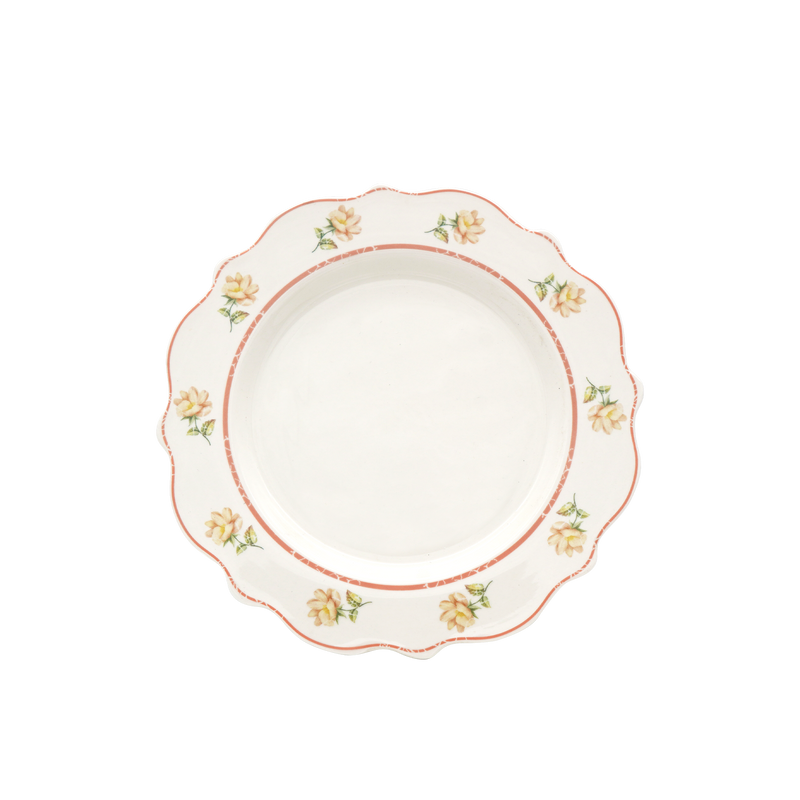 Bloom Rose Flat Plate