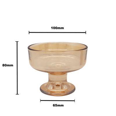 Authur Dessert Glass Bowl - 200ml brown