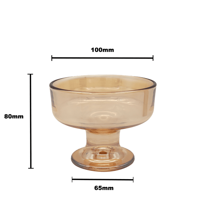 Authur Dessert Glass Bowl - 200ml brown