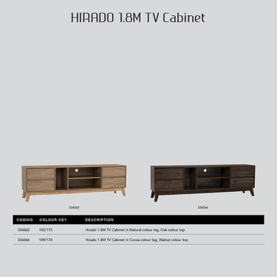 Hirado Entertainment TV Unit - Cocoa