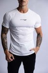 HARD HITTERS RAGLAN CREW TEE WHITE SMALL