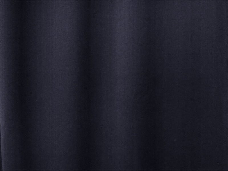 100% Blockout Curtain 137x160cm PINCH PLEAT Blackout High Level Fabric Black