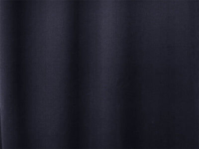 100% Blockout Curtain 1x280x270cm PINCH PLEAT Blackout High Level Fabric Black