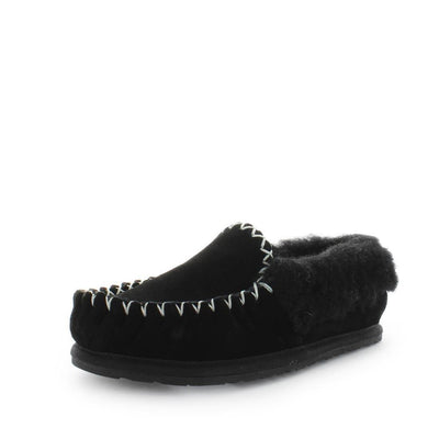 JUST BEE Women's CRAFTS Slippers Black 6US