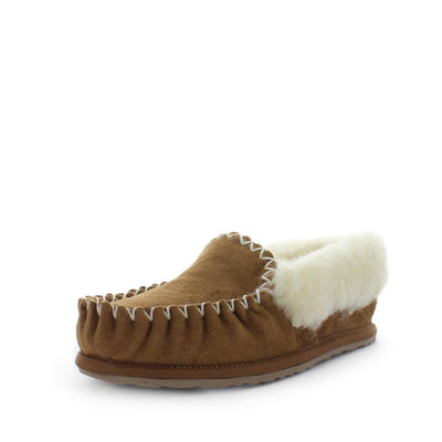 JUST BEE Women's CRAFTS Slippers Chestnut 7US