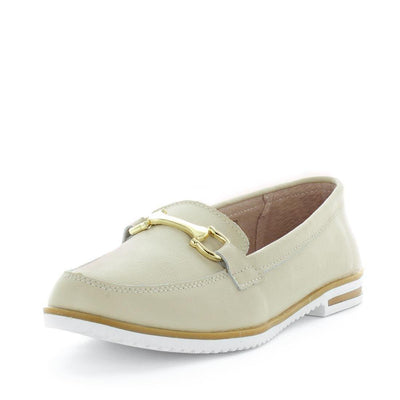 JUST BEE Women's CRESSY Loafers / Slip ons Beige Smooth 39EU