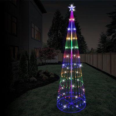 LED Digital Strands Tree 2.4m Multi-Color