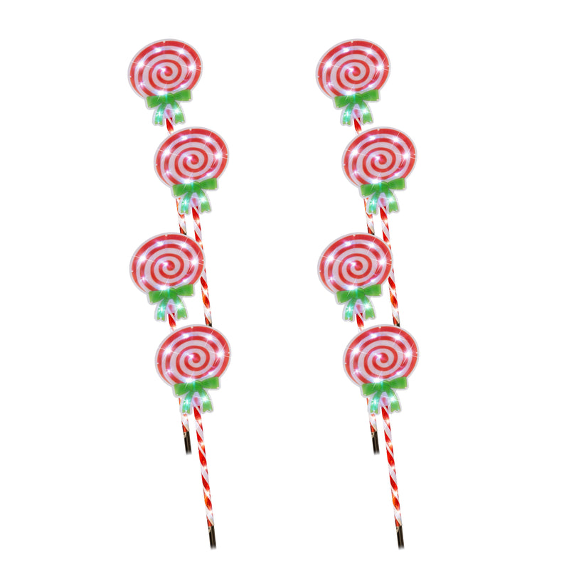 LED Candy Lollipop Path Lights 4pk