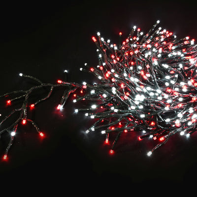 Cluster Lights 720 LEDs available in 6 Color Options - Red-Green