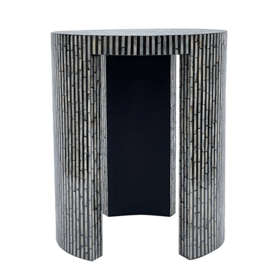 MONO MOTHER OF PEARL HAND MADE SIDE TABLE