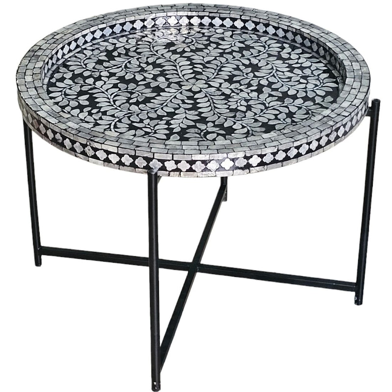 MOTHER OF PEARL NOIR OPULENCE COFFEE TABLE