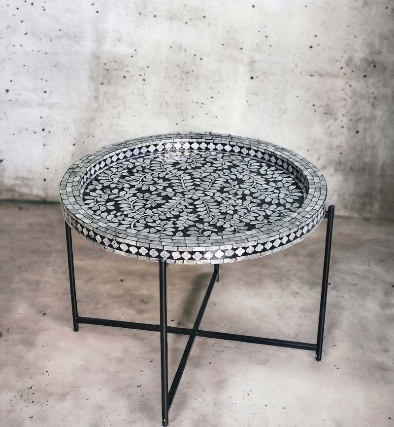 MOTHER OF PEARL NOIR OPULENCE COFFEE TABLE