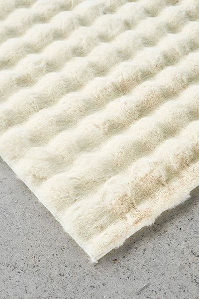 Bubble Washable Rug - Natural 160X100Cm