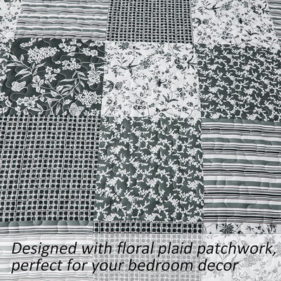 Timeless Peony Graceful Breathable 3 Pc Bedspread & Pillow Cover Set