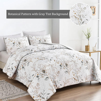 Breathtaking Quilted Coverlet and Pillowcases Set: Transform Your Bedroom's Look - Queen size