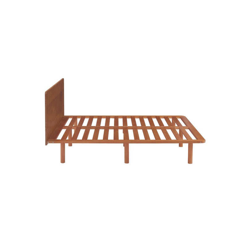 Bondi Solid Pinewood Bed Frame in Walnut - King Single