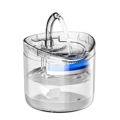 Beginner Version Pet Water Fountain with USB Interface (Excluding Plug) and Filter Set – Transparent Design