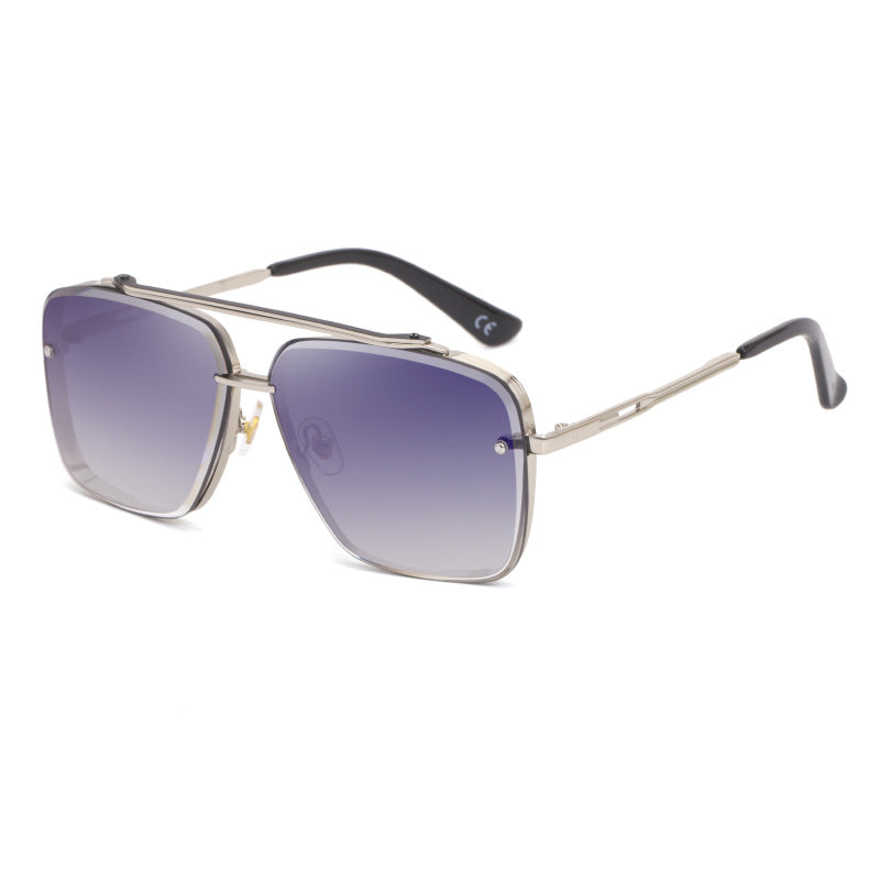 Outer Blue Square Sunglasses,Fashionable Men&