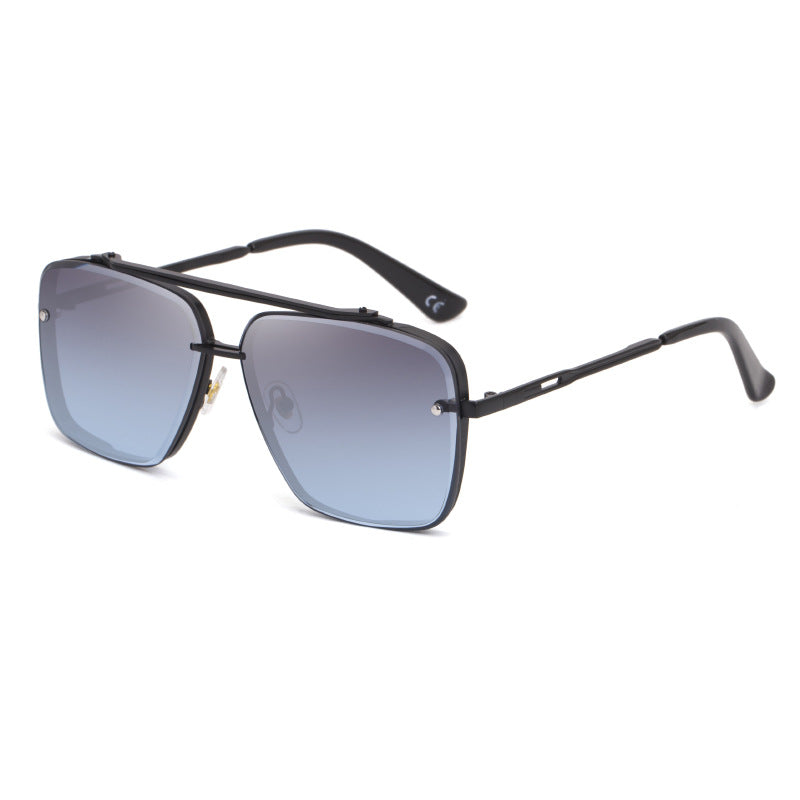 Grey  Blue Sunglasses,Fashionable Men&