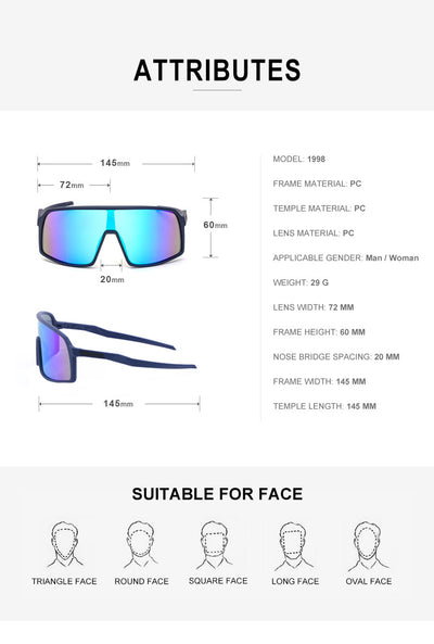 Cycling Sunglasses: Conquer the Road with Style and Protection Tea colors