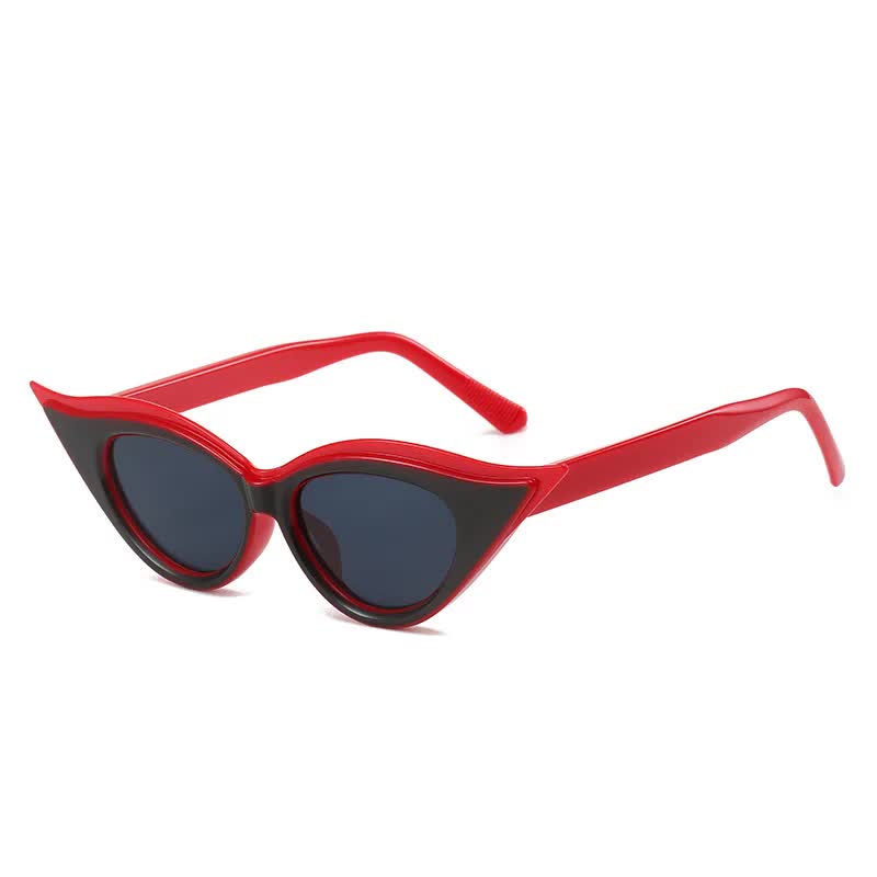 Retro Cat-Eye Sunglasses - Stylish Red Vintage Frames for Women