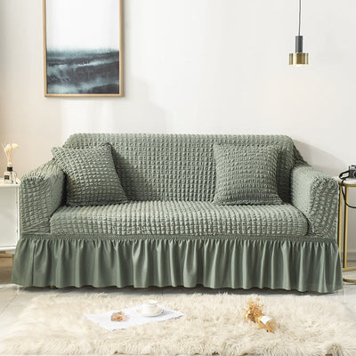 Elastic sofa cover-green (90-140cm)