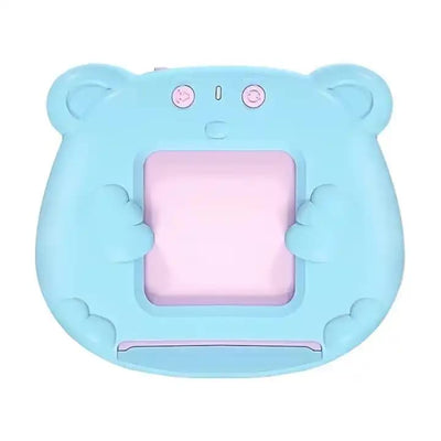 Blue Bear-Shaped Early Education Card Reader - Interactive Learning Toy with 510 Flashcards for Kids
