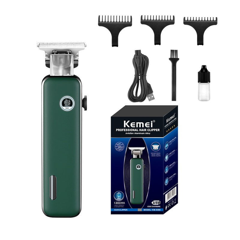 KM-5098 Portable Hair Clipper - Small Electric Trimmer for Carving, Hair Cutting & Styling