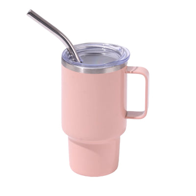 2PCS 3oz Orange Sublimation Mini Car Cup - 304 Stainless Steel Straw Beer Cup, Portable Insulated Whiskey Shot Glass, Perfect for On-the-Go Drinking