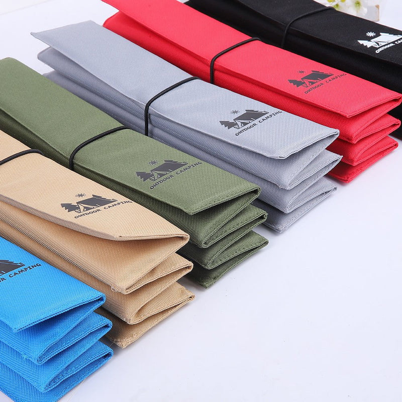 3 PCS Grey Portable Outdoor Folding Seat Cushion - 42cm x 32cm for Camping and Hiking